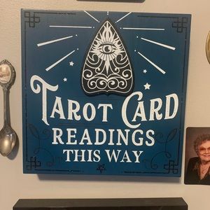 Tarot Reading Plaque